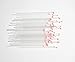 KJIAXQAN 200pcs Glass Capillary Tubes, 75 mm Micro Glass Capillary Tubes Glass Pipettes Capillary Transfer Tube with 1.1 mm ID and 1.5 mm OD for Lab Capillary Tubes