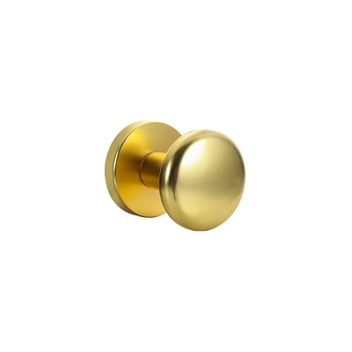 MQPALZKD Hidden Single Sided Lock Wooden Door Concealed Bedroom TV Background Wall Circular Alloy Handle Invisible