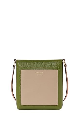 kate spade new york AVA Colorblocked Pebbled Leather Small swingpack, Jungle Vine Multi