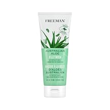 Freeman Exotic Blends Australian Aloe Jelly Mask, Leave-On Overnight Facial Mask, Calm, Soothe Irritation, Hydrate Dry Skin, Clean Skincare, For All Skin Types, 6 fl. oz./175 ml. Tube