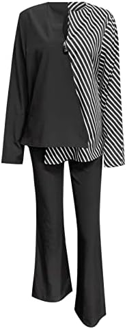 Tailleur Elegante Donna Curvy - Completo Due Pezzi Con Blazer E Pantaloni Largo Per Cerimonie - Foto 4