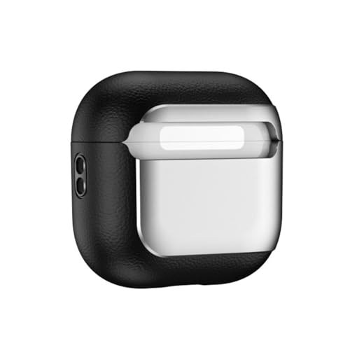 Leather Case for Pods 4 Fully Protecting Against and Scratches Supports Charging Without Case Removal Leather Earbuds Case