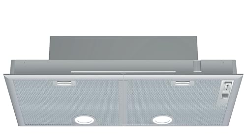 Neff D5855X1GB N 30, Built-in Canopy cooker hood 75 cm Silver metallic