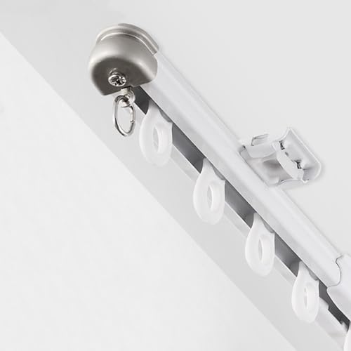 Rail de séparation de pièce télescopique et tringle à rideau pour lit et douche