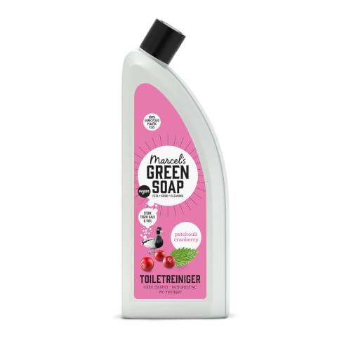 Marcel's Green Soap - Nettoyant pour toilettes Patchouli & Canneberge - Vegan - Bouteille en plastique 100% recyclé - 750 ml
