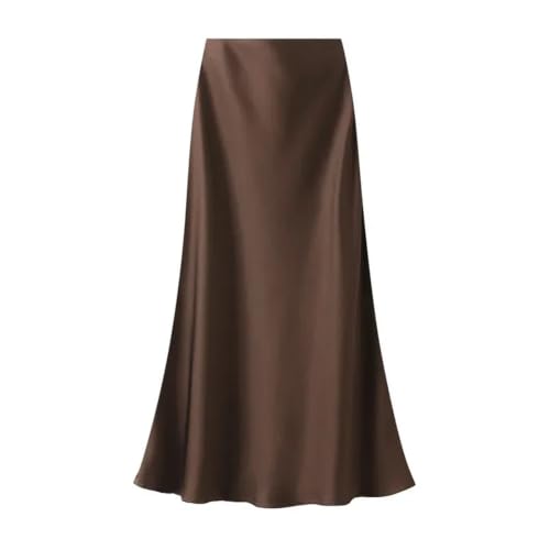 Jupe longue en satin pour le bureau et les soirées d'été