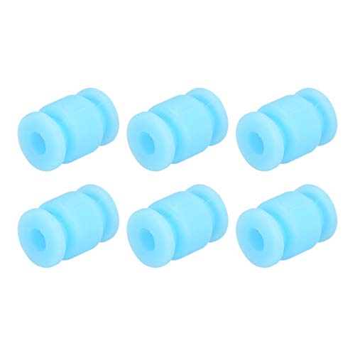 uxcell RC Anti Vibration Rubber Balls 6PCS for Fright Controller/Gimbal/Webcam/QAV250/ZMR250 - Blue