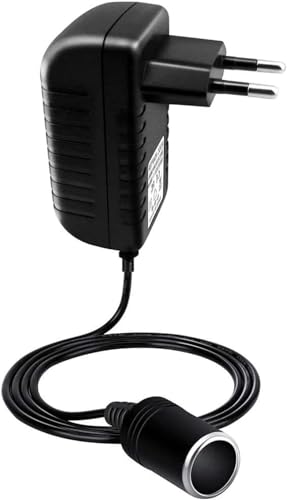 Adaptador de Enchufe para Coche: Convertidor Transformador de Energía 36W Mechero a Enchufe 12v