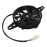 AKOOSY Ventilateur de Refroidissement Radiateur Atv Moteur Électrique Robuste Plastique et Métal Prévention de Surchauffe pour et Quad Installation Facile