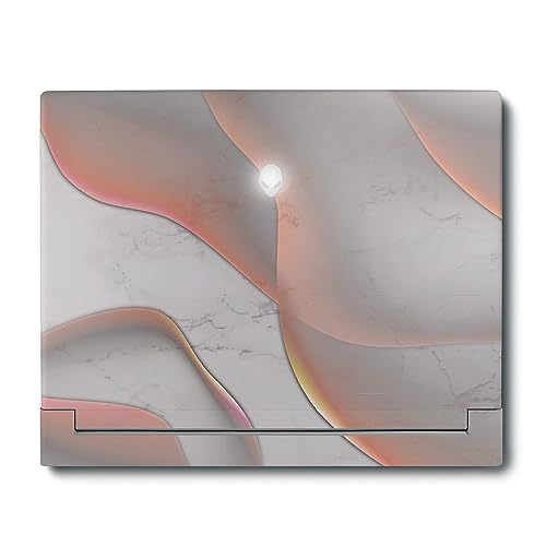 Image of MightySkins Skin Compatible with Alienware X16 R1 (2023) Full Wrap Kit - Bubble Marble | Protective, Durable, and Unique Vinyl Decal wrap Cover | Easy to Apply & Change Styles | Made in The USA