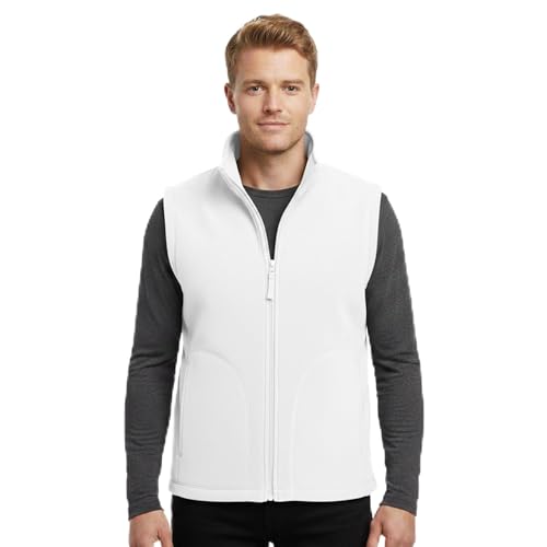 Image of G5 APPAREL Men’s Microfleece Bodywarmer – 300gsm Anti-Pill 100% Polyester Gilet with Full Zip & Side Pockets
