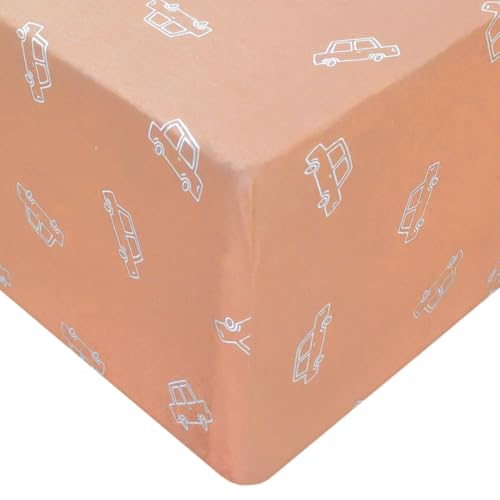 Image of Premium Fitted Knit Crib Sheet /Toddler Sheet Cooper by Copper Pearl