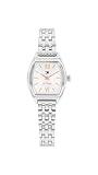 Tommy Hilfiger Orologio Con Movimento Al Quarzo A Due Lancette Argentato con Cinturino in Acciaio Inossidabile Argentato - 1782872
