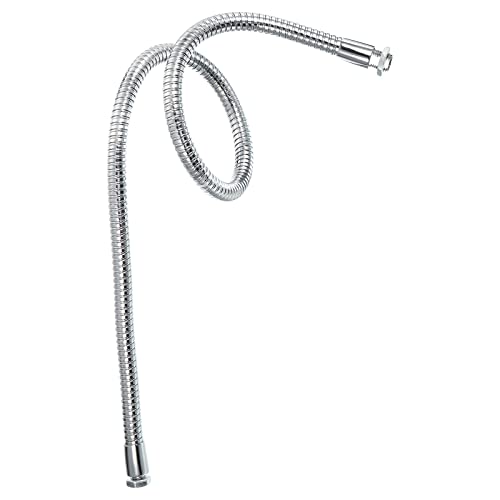 PATIKIL 19,7 Microfono Collo Cigno, M10/M8 Filettatura Metallo Universale Tubo Flessibile Flessibile Braccio Collo Cigno Tubo Estensione per Multifunzione Fai da Te, Argento Tono