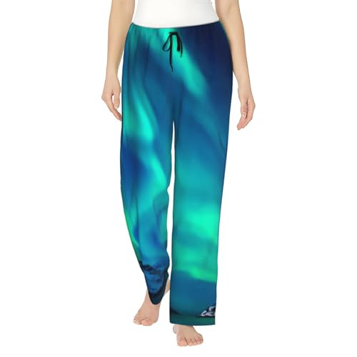 Pantalon de pyjama en polyester doux avec poches et taille élastique
