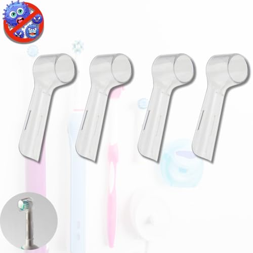 Kit Com 4 Capa Protetora Para Escova Eletrica Braun Oral B