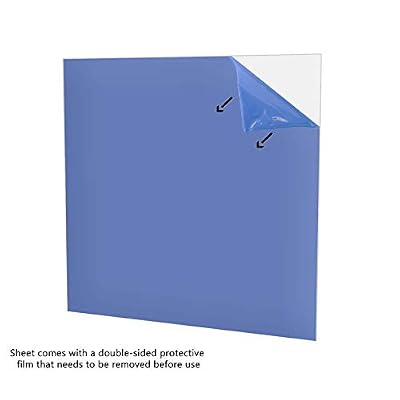 Clear Acrylic Plexiglass Sheet- 1/16 Thick - 12 x 12