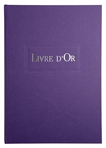 Livre d'or Exacompta 39153D A4 vertical violet 96 pages blanches