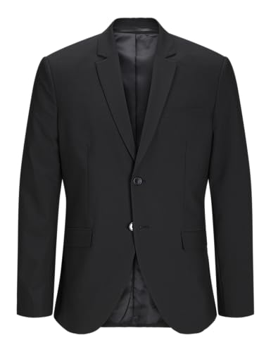 JACK&JONES Herren JPRBUSHWICK Harry Blazer Slim Anzugjacke, Black/Fit:Slim FIT, 46