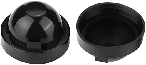 Front Headlight Dust Cover, 2Pcs 90mm Black Rubber Car LED Headlight Dust Cover Shell Sealing Cover Waterproof