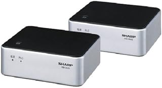 SHARP PLC（高速電力線通信）アダプター LAN1ポート+LAN4ポートタイプ 初期設定済ペアモデル HN-VA40S