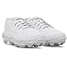 Under Armour Women's Glyde Sola RM Softball Cleats, (100) White/Summit White/Stone, 8.5, US
