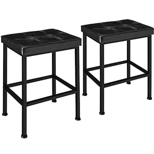 TecTake 2 tabourets de Bar Bodie Ensemble chaises de comptoir Cuisine