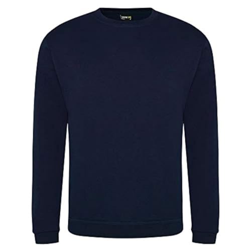 Super Lemon Men's Unisex Sweatshirt – Long Sleeve Casual Jumper for Work, Sports, Gardening, and Building, Ideal Workwear for Builders and Electricians (Navy, 5XL)