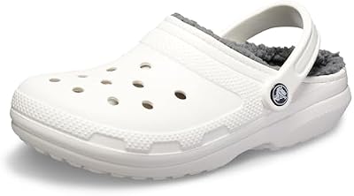 Crocs Classic Lined Clog 36-37 Eu White/Grey