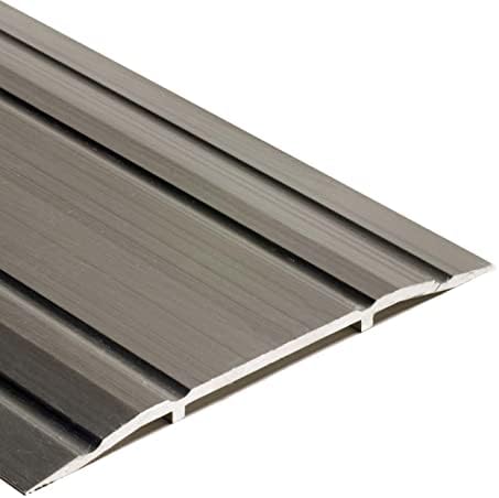 National Guard 513-36" NGP Fluted Commercial Saddle Threshold, Mill Finish, 36" L x 5" W x 1/4" H