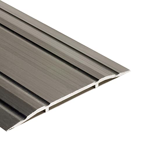 National Guard 513-36" Ngp Fluted Commercial Saddle Threshold, Mill Finish, 36" L X 5" W X 1/4" H #TOP3