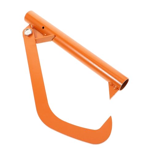 BESTonZON Outil De Roulage De Bois Métallique Multifonction Pour Jardinage, Crochet Incliné Robuste, Lame En Acier Au Carbone, Usage Forestier Et Déplacement De Grumes, Levage Et Compactage De Terrain