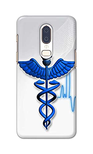 Image of Printed Hard Back Cover Case for OnePlus 6 Back Cover (Medical Doctor) -1803