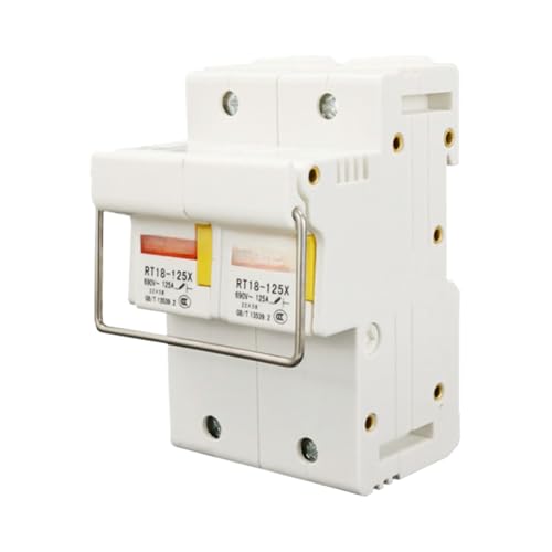 Porte-fusible RT18-125X 2P bipolaire 6A et cartouche cylindrique 10x38