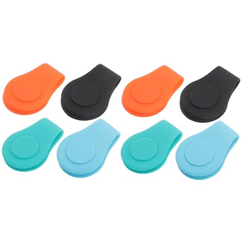 Clip de chapeau de golf flexible HEMOTON avec marqueur magnétique en silicone