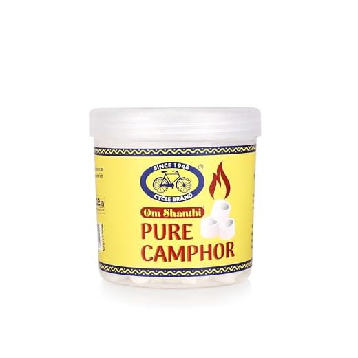Cycle Pure Om Shanthi Pure Camphor Tablets – 250g | Natural & Residue-Free | Long-Lasting Fragrance