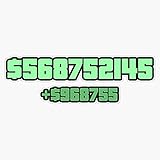 Gaming Money $ Sticker Vinyl Waterproof Sticker Decal Car Laptop Wall Window Bumper Sticker 5'