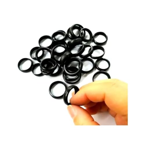 Anel De Coco Tucum Unissex Preto Brilhoso