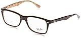 Protective case included Ray-Ban 0rx 5228 5057 53 Monturas de Gafas, Top Mat Black On Tex Camuflage, Mujer