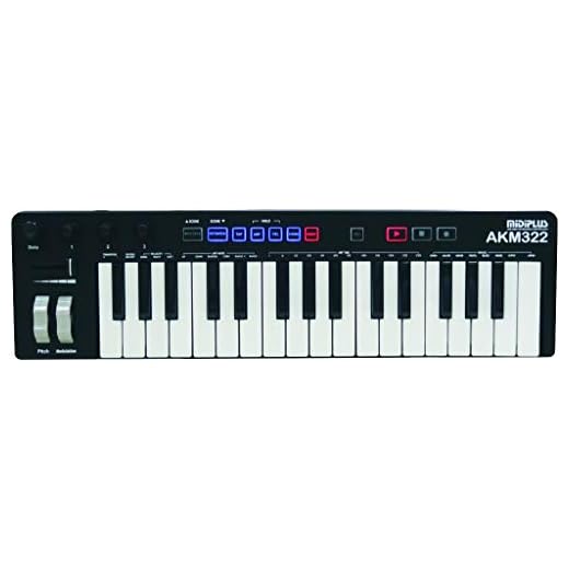 midiplus AKM322 mini size 32 keys USB MIDI Keyboard Controller