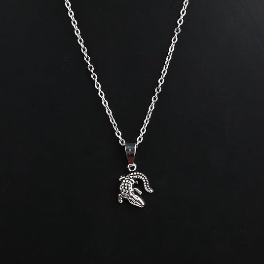 40Pcs Silver Crocodile Charms Pendants For Jewelry Making Bracelet Accessories DIY Findings Beading and Arts, Crafts Sewing Jewelry Making - Image 4