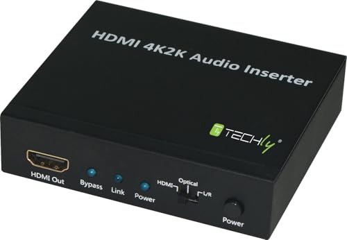 Techly 103687 Inseritore Audio HDMI 4K2K Nero