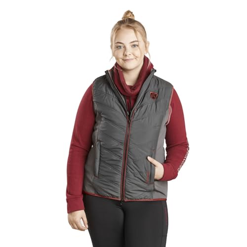 Firefoot Ladies Gilet - Grey/Merlot / S
