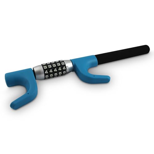 Bituxx Universal Lenkradkralle Lenkradschloss Diebstahlsicherung Radschloss mit Zahlencode Zahlenschloss für Auto