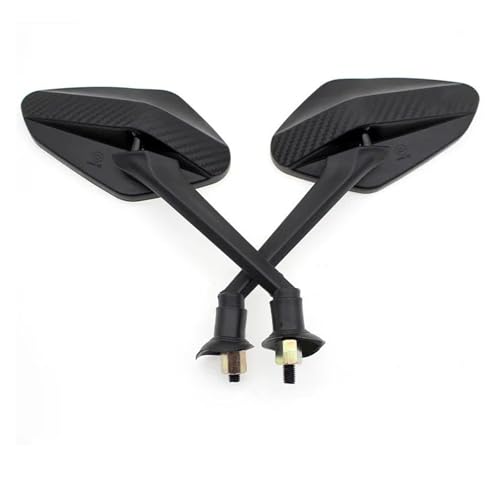 �J�[�{���t�@�C�o�[���o�b�N�~���[ �����\ �o�C�N�p�ʖʃ~���[ 8mm �ɓK������CRV CR-V SH SH300 SH300i FORZA 125 �J�X�^�����S(Style B)