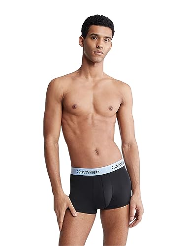 Calvin Klein Men's Low Stretch Microfiber Boxer Brief (X-Large, Black/Dark Olive/Dapple Grey/Bel Air Blue)2