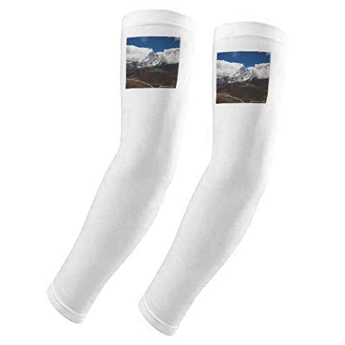 Housse de protection solaire bras motif foresterie bleu ciel