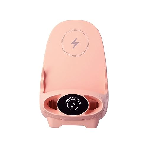 Wireless Charging Station Phone Stand Holder Bracket,Mini Chair Wireless Desktop Universal Bracket Vertical Wireless Fast Charging Sound Amplification