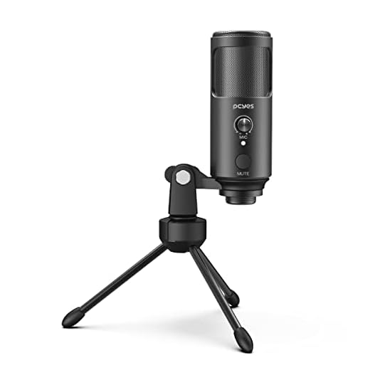 MICROFONE CONDENSADOR VOCALIZER – PMCV01 – PCYES, preto