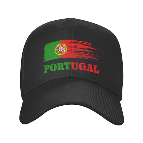 KWQDOZF Casquette de Baseball Drapeau du Portugal pour Hommes et Femmes, Chapeau de Papa Classique réglable, Casquette de Camionneur pour la Course à Pied et Les activités de Plein air